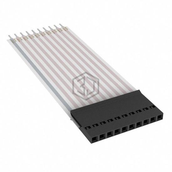 A9BAA-1003E - TE Connectivity AMP Connectors - Flat Flex Jumpers, Cables (FFC, FPC)