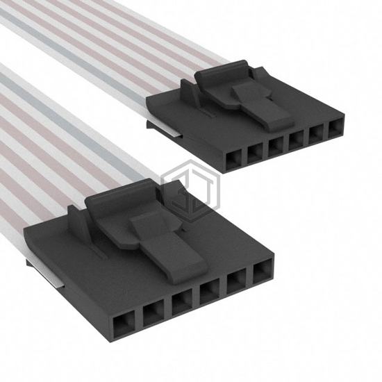A9CCG-0606F - TE Connectivity AMP Connectors - Flat Flex Jumpers, Cables (FFC, FPC)