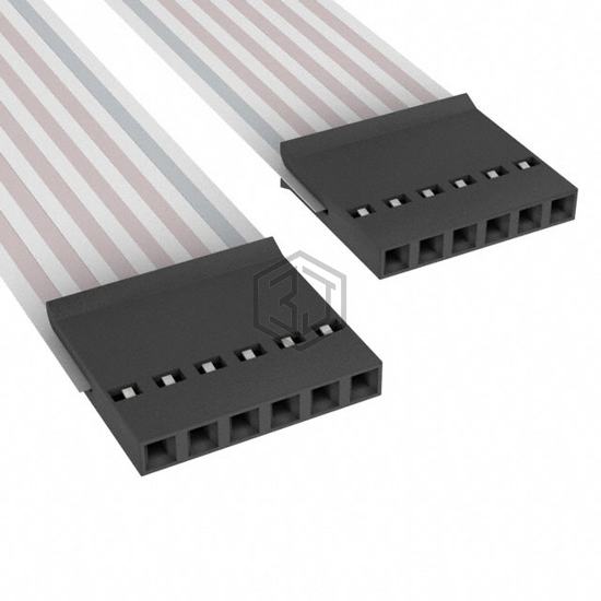 A9BBA-0608F - TE Connectivity AMP Connectors - Flat Flex Jumpers, Cables (FFC, FPC)