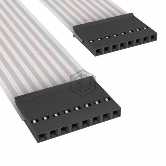 A9BBG-0804F - TE Connectivity AMP Connectors - Flat Flex Jumpers, Cables (FFC, FPC)
