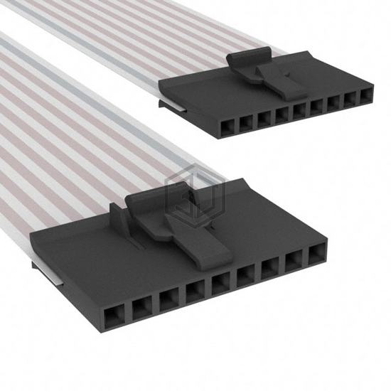 A9CCA-0902F - TE Connectivity AMP Connectors - Flat Flex Jumpers, Cables (FFC, FPC)