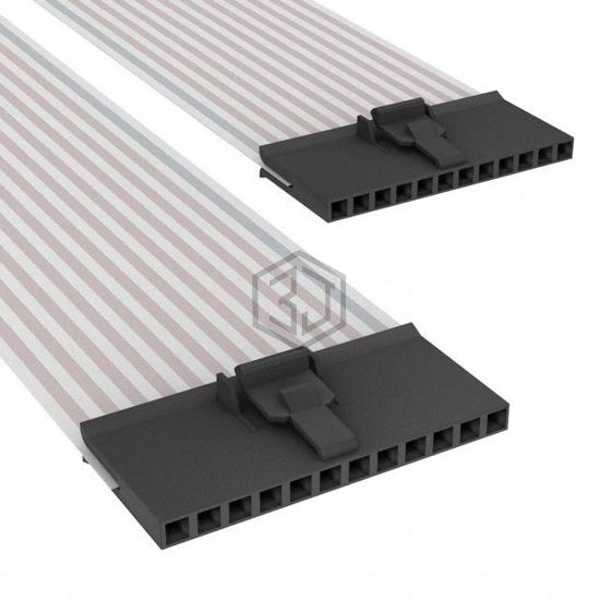 A9CCA-1202E - TE Connectivity AMP Connectors - Flat Flex Jumpers, Cables (FFC, FPC)
