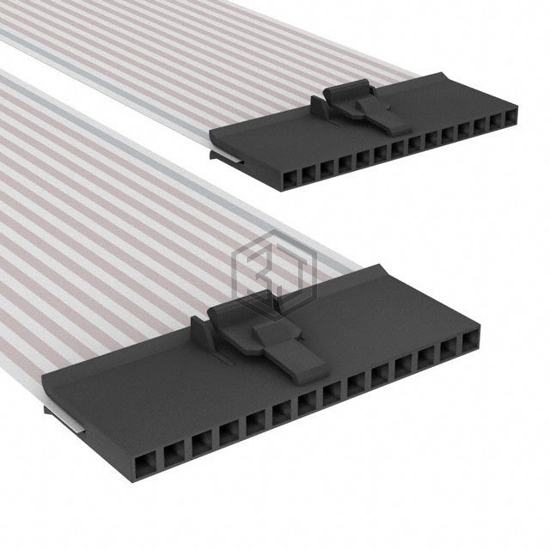 A9CCG-1404F - TE Connectivity AMP Connectors - Flat Flex Jumpers, Cables (FFC, FPC)