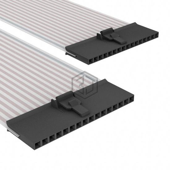 A9CCG-1608F - TE Connectivity AMP Connectors - Flat Flex Jumpers, Cables (FFC, FPC)