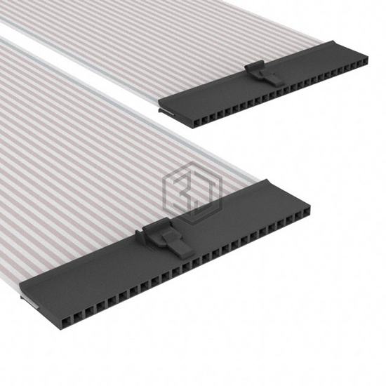 A9CCA-2502E - TE Connectivity AMP Connectors - Flat Flex Jumpers, Cables (FFC, FPC)