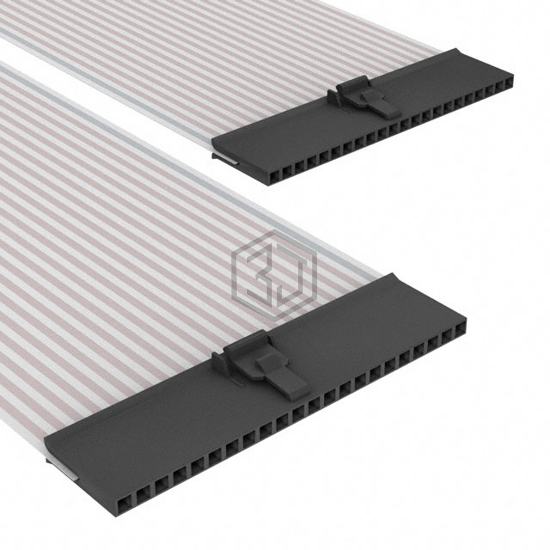 A9CCA-2203E - TE Connectivity AMP Connectors - Flat Flex Jumpers, Cables (FFC, FPC)