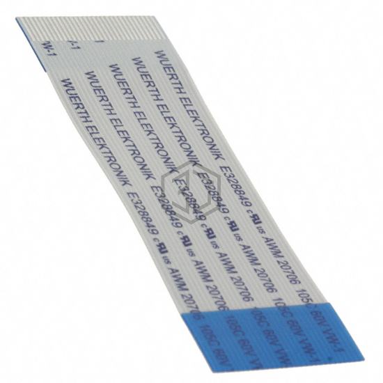 687730050002 - Würth Elektronik - Flat Flex Ribbon Jumpers, Cables