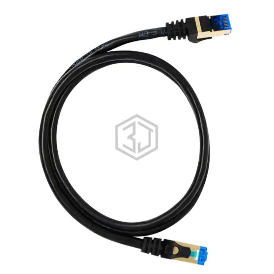 QG-CAT7R-3FT-BLK - QualGear - Modular Cables