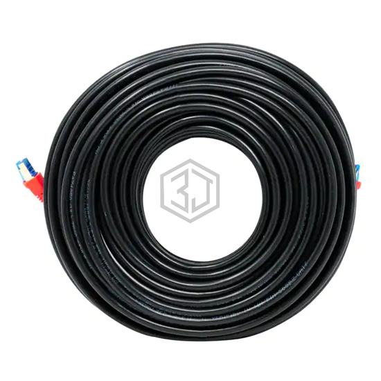 QG-CAT7O-100FT-BLK - QualGear - Modular Cables