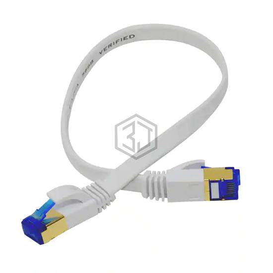 QG-CAT7F-1FT-WHT - QualGear - Modular Cables