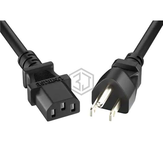 PWCD-515PC13-15A-10F-BLK - Unirise USA - Power, Line Cables and Extension Cords