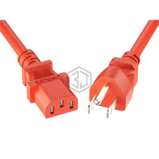 PWCD-515PC13-10A-01F-RED - Unirise USA - Power, Line Cables and Extension Cords