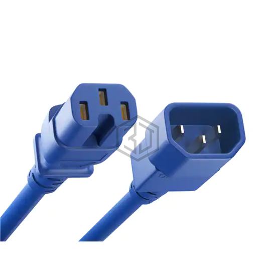 PWCD-C14C15-15A-07F-BLU - Unirise USA - Power, Line Cables and Extension Cords
