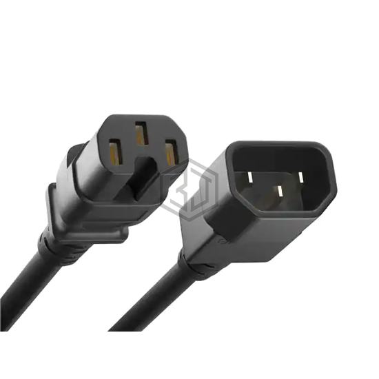 PWCD-C14C15-15A-07F-BLK - Unirise USA - Power, Line Cables and Extension Cords