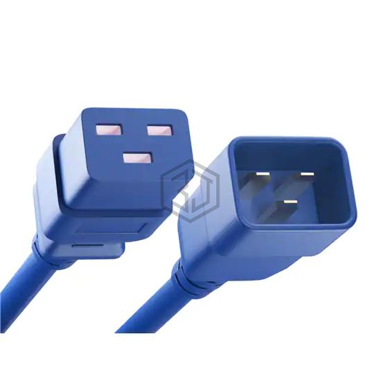PWCD-C19C20-20A-03F-BLU - Unirise USA - Power, Line Cables and Extension Cords