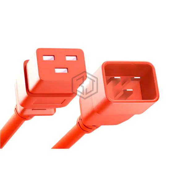 PWCD-C19C20-20A-10F-RED - Unirise USA - Power, Line Cables and Extension Cords