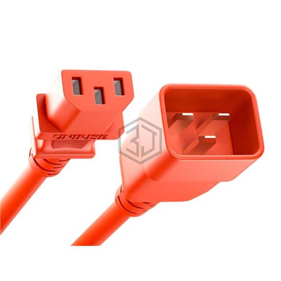 PWCD-C13C20-15A-04F-RED - Unirise USA - Power, Line Cables and Extension Cords