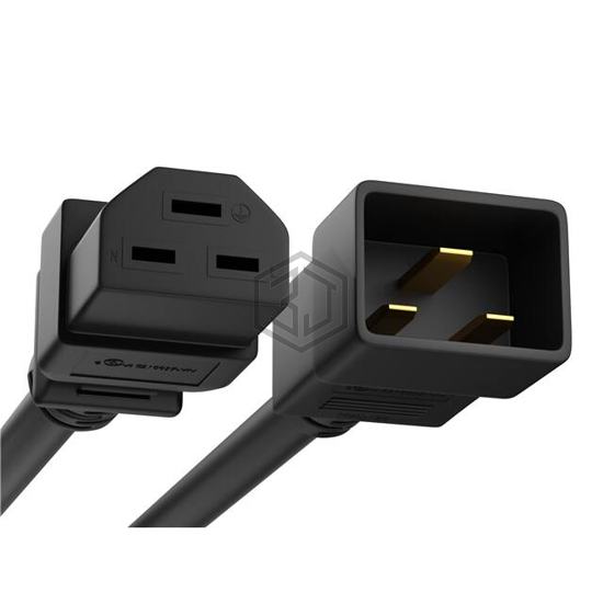 PWCD-C20C21-20A-04F-BLK - Unirise USA - Power, Line Cables and Extension Cords