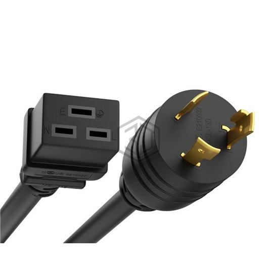 PWCD-L520PC19-20A-06F-BLK - Unirise USA - Power, Line Cables and Extension Cords