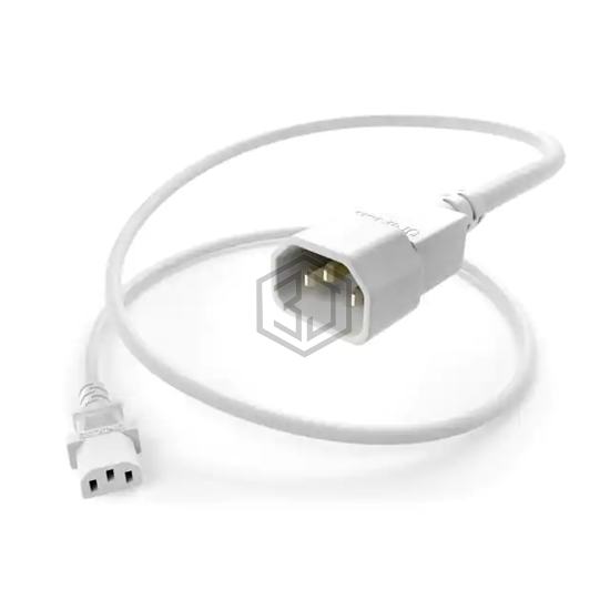 PWCD-C13C14-15A-06F-WHT - Unirise USA - Power, Line Cables and Extension Cords