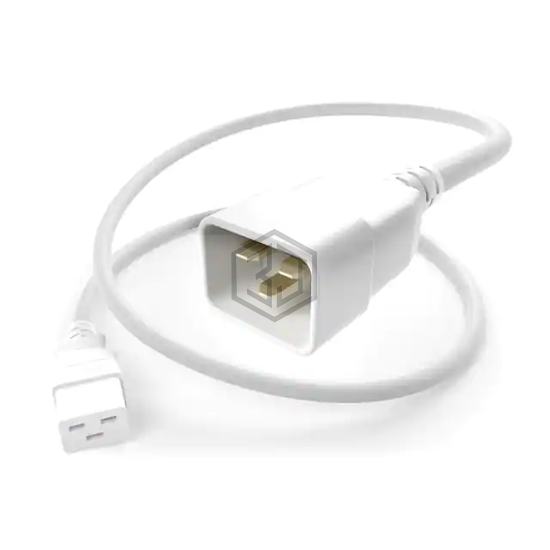 PWCD-C19C20-20A-06F-WHT - Unirise USA - Power, Line Cables and Extension Cords