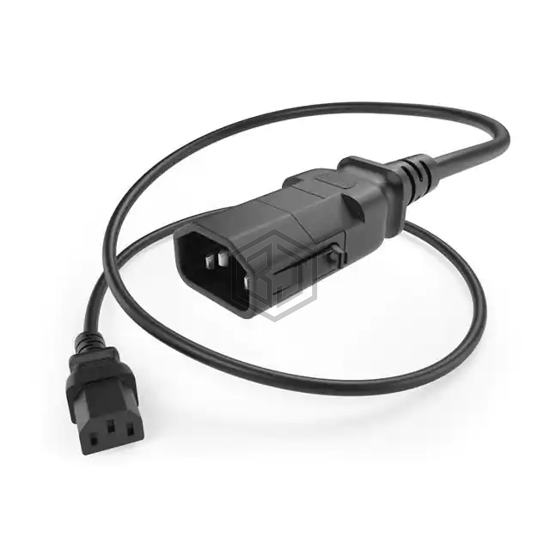 PWCD-C13C14-15A-04F-BLK-P - Unirise USA - Power, Line Cables and Extension Cords