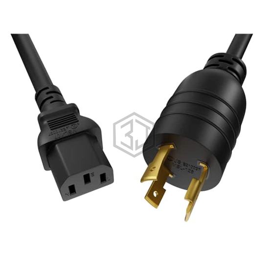 PWCD-L620PC13-15A-08F-BLK - Unirise USA - Power, Line Cables and Extension Cords