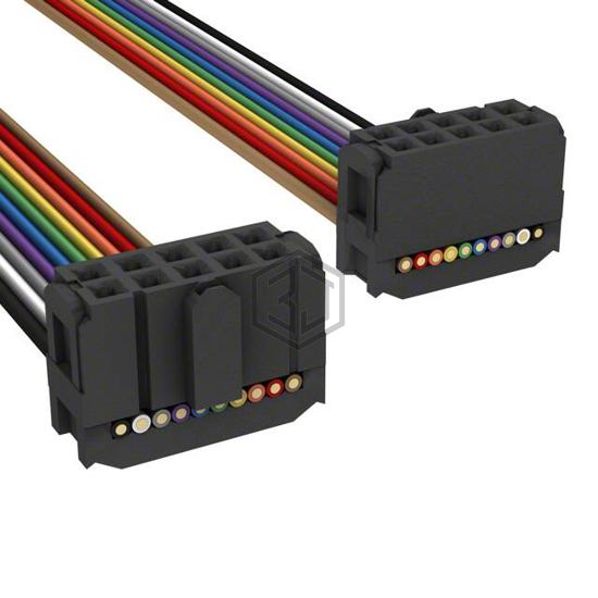 A3CCB-1018M - TE Connectivity AMP Connectors - Rectangular Cable Assemblies
