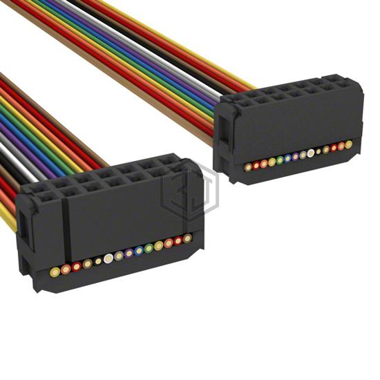 A3AAB-1436M - TE Connectivity AMP Connectors - Rectangular Cable Assemblies