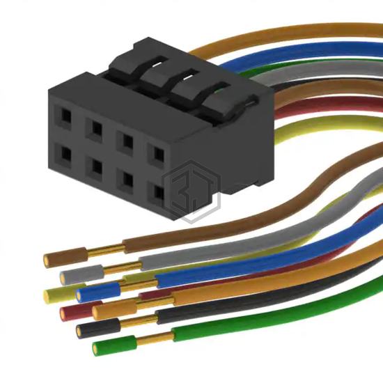 0511100850-30-A-6-Y - Molex - Rectangular Cable Assemblies