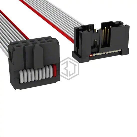 A3DKB-1006G - TE Connectivity AMP Connectors - Rectangular Cable Assemblies