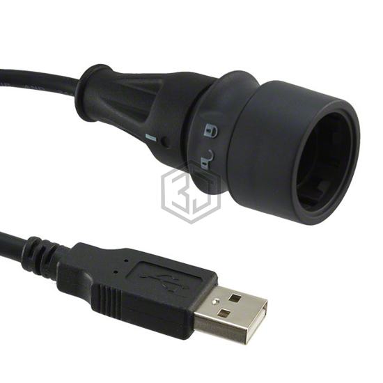 PXP6040/B/3M00 - Bulgin - USB Cables