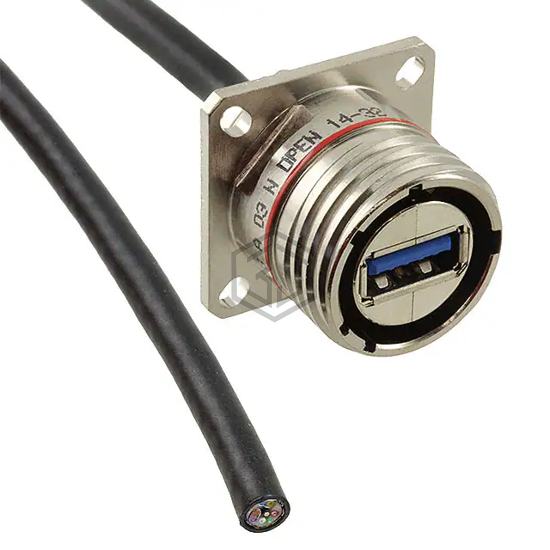 USB3FTV2SA03NOPEN - Amphenol Socapex - USB Cables