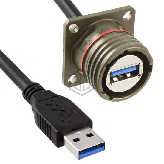 USB3FTV2SA03GACROS - Amphenol Socapex - USB Cables