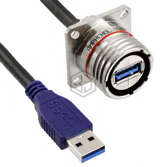 USB3FTV2SA03NASTR - Amphenol Socapex - USB Cables