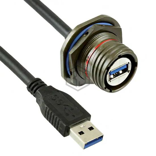 USB3FTV7SA03GACROS - Amphenol Socapex - USB Cables
