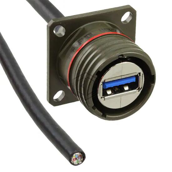 USB3FTV2SA03GOPEN - Amphenol Socapex - USB Cables