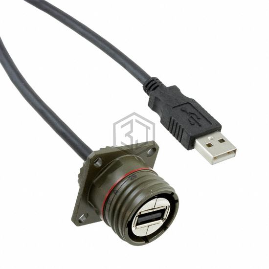 USBFTV2SA2G05A - Amphenol Socapex - USB Cables