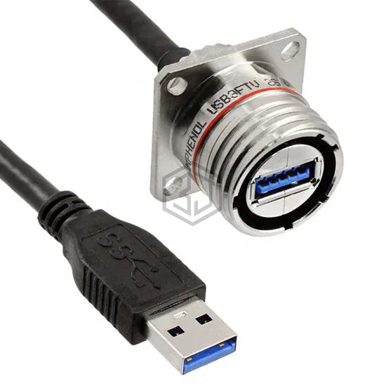 USB3FTV2SA03NACROS - Amphenol Socapex - USB Cables