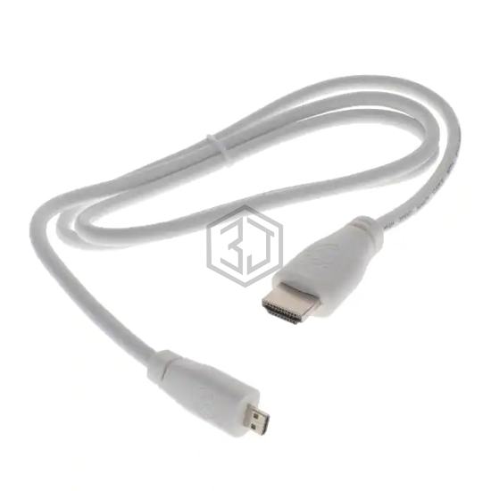 RPI HDMI cable white - Raspberry Pi - Video Cables (DVI, HDMI)