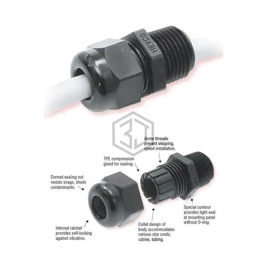 3203 - Heyco Products Corporation - Cable and Cord Grips