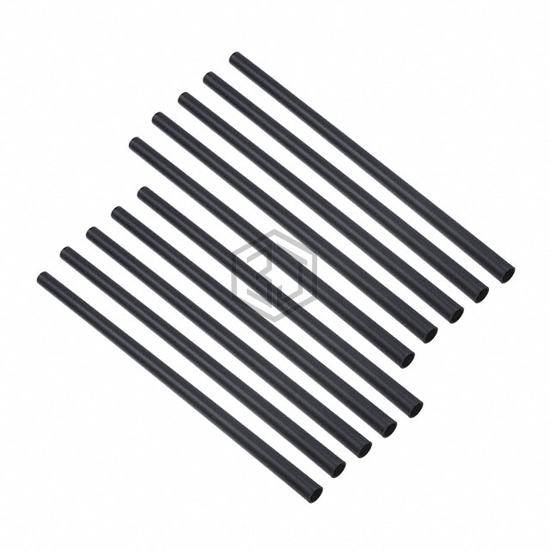 MW-3/16-6"-BLACK-10-10 PC PKS - 3M - Heat Shrink Tubing