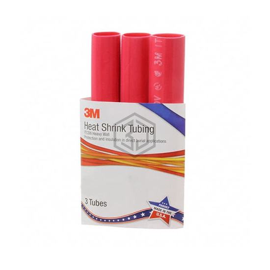 ITCSN-1100-9"-RED-12-3 PC PKS - 3M - Heat Shrink Tubing