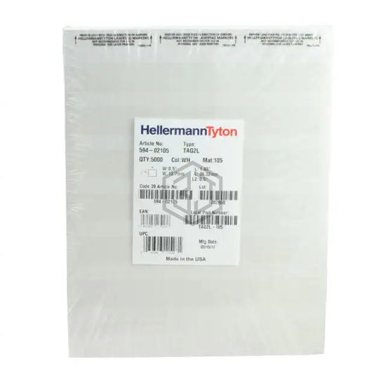 TAG2L-105 - HellermannTyton - Labels, Labeling