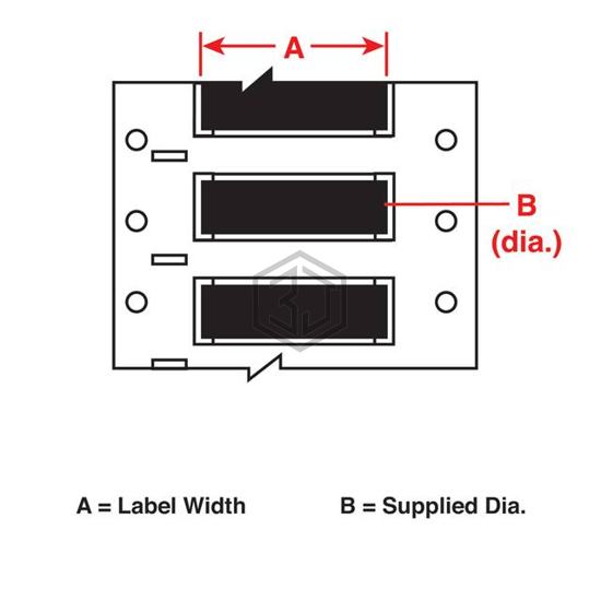 2HX-2000-2-BK - Brady Corporation - Labels, Labeling