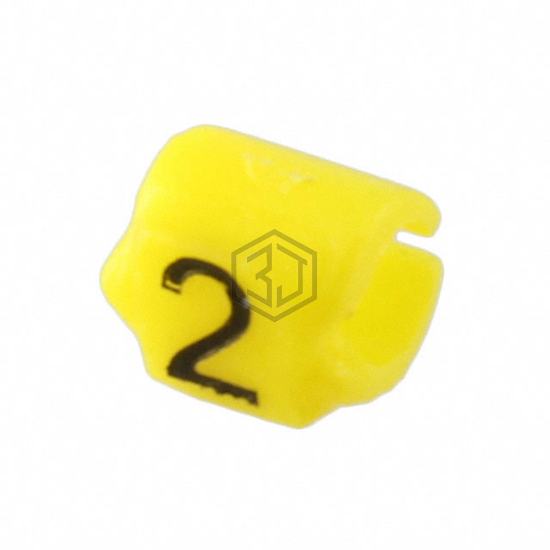 STD03Y-2 - TE Connectivity Raychem Cable Protection - Markers