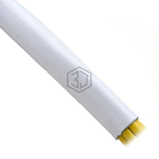 SFC0.63WH50 - Techflex - Protective Hoses, Solid Tubing, Sleeving