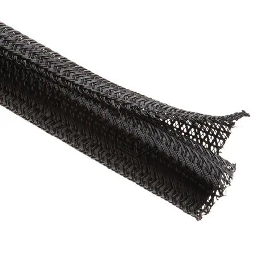 F6N0.38BK25 - Techflex - Spiral Wrap, Expandable Sleeving