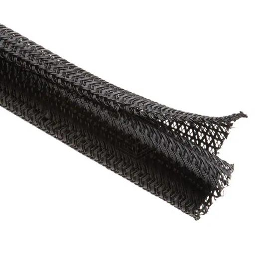 F6N0.50BK75 - Techflex - Spiral Wrap, Expandable Sleeving