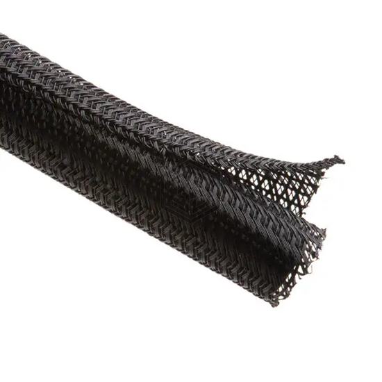 F6N0.75BK100 - Techflex - Spiral Wrap, Expandable Sleeving
